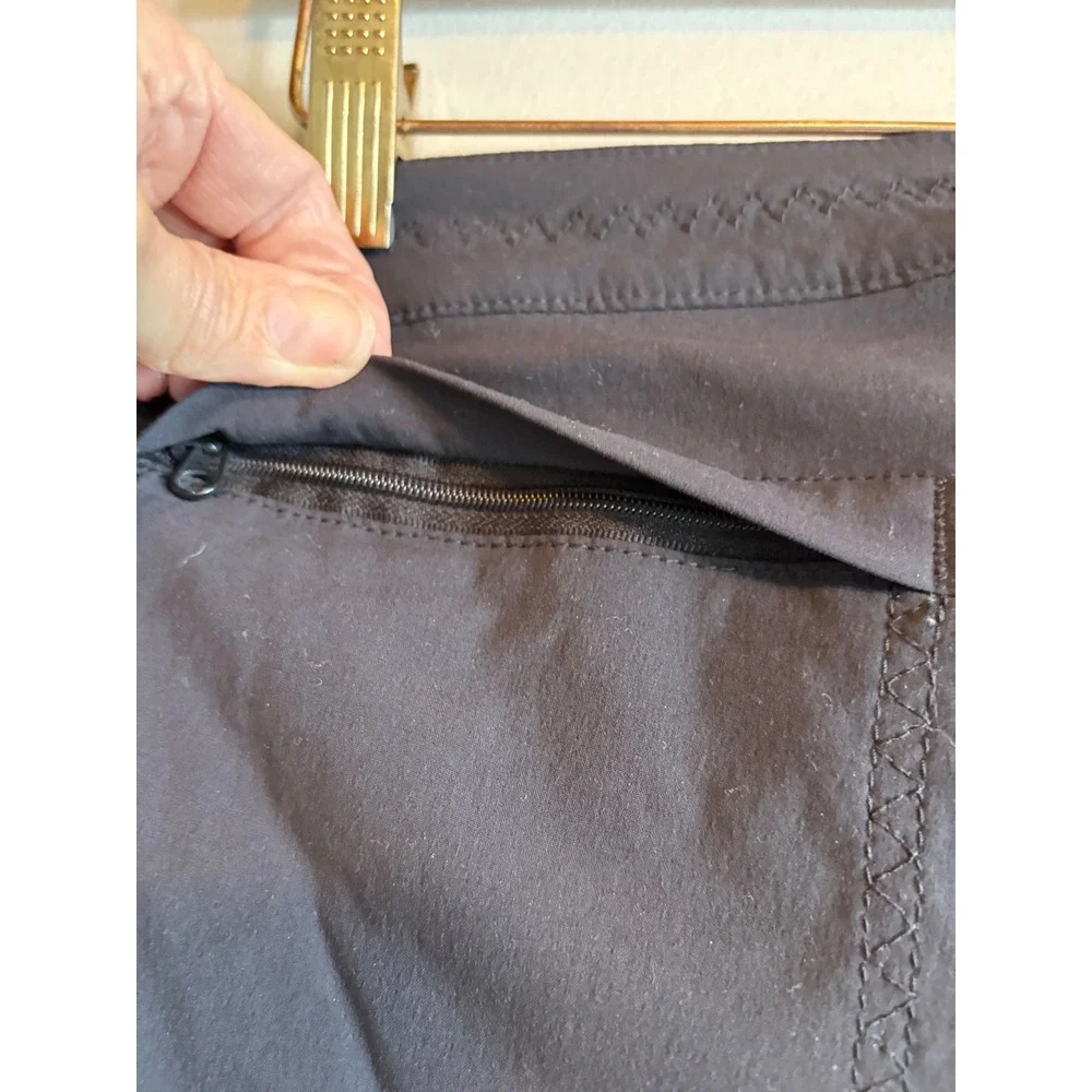 Eddie Bauer‎ First Ascent Women Guide Shorts Black Hiking Outdoor Size 4
